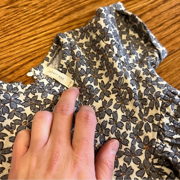 grey blue floral dress - Picture 2 of 3